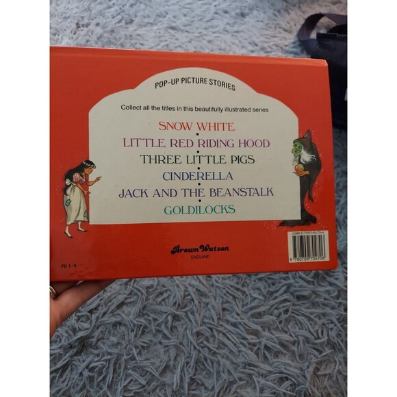 Vintage 1981 Hardcover Book Snow White Pop-Up Picture Story, Fairy Tale Children - Picture 12 of 12
